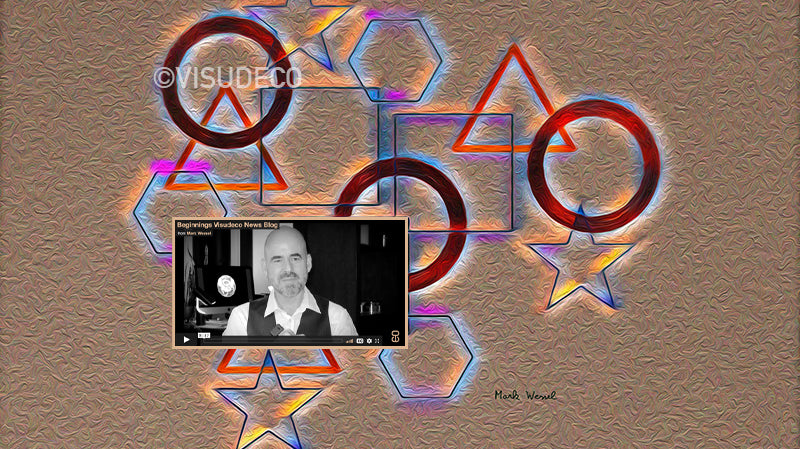 Image titled - Beginnings - by Mark Wessel at Visudeco with screenshot of video for the News Blog section..