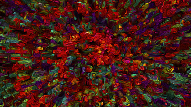Abstract image titled - Splash - by Mark Wessel.