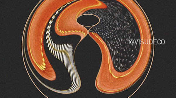 Abstract image titled - The Path - by Mark Wessel.