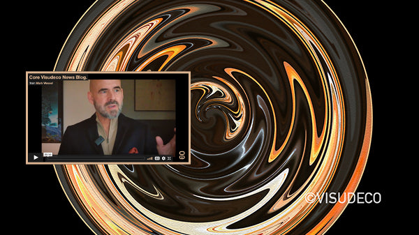 Image titled - Core - at Visudeco by Mark Wessel with video screenshot for News Blog.