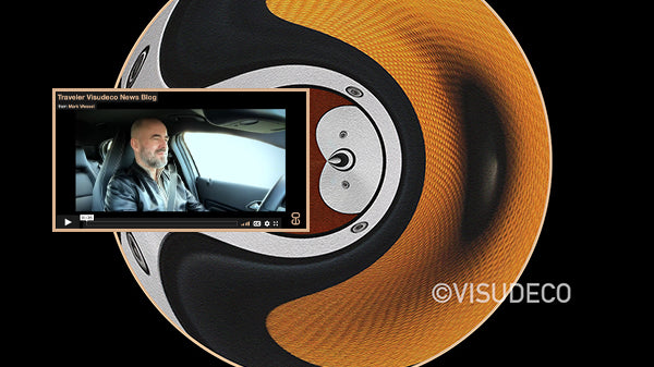 Image titled - Traveler - at Visudeco by Mark Wessel with video screenshot for News Blog.