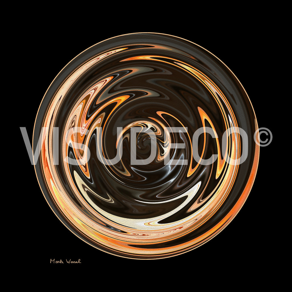 Art print titled - Core - by Mark Wessel. Showing full image with VISUDECO® text.
