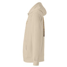 Organic Cotton Hoodie in Desert Dust shown from the right side.