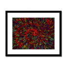 Splash - Framed & Mounted Print - with a black -, wooden frame.