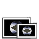 Element - Framed & Mounted Print. Showing available sizes.