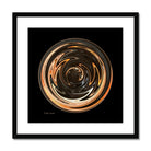 Core - Framed & Mounted Print - with a black frame.