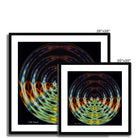 Crystal Ball - Framed & Mounted Print. Showing available sizes.