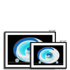 Winterscape - Framed & Mounted Print - showing available sizes.