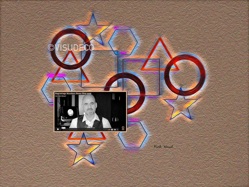 Image titled - Beginnings - by Mark Wessel at Visudeco with screenshot of video for the News Blog section..