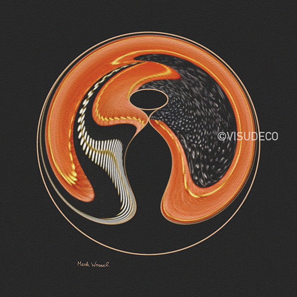 Abstract image titled - The Path - by Mark Wessel.