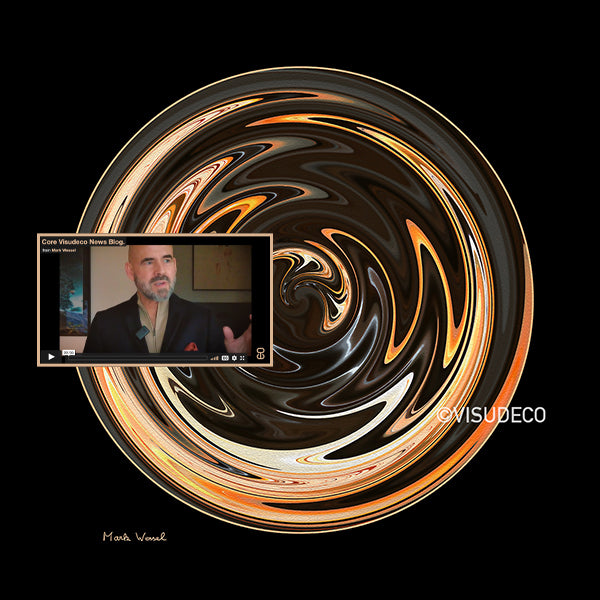 Image titled - Core - at Visudeco by Mark Wessel with video screenshot for News Blog.