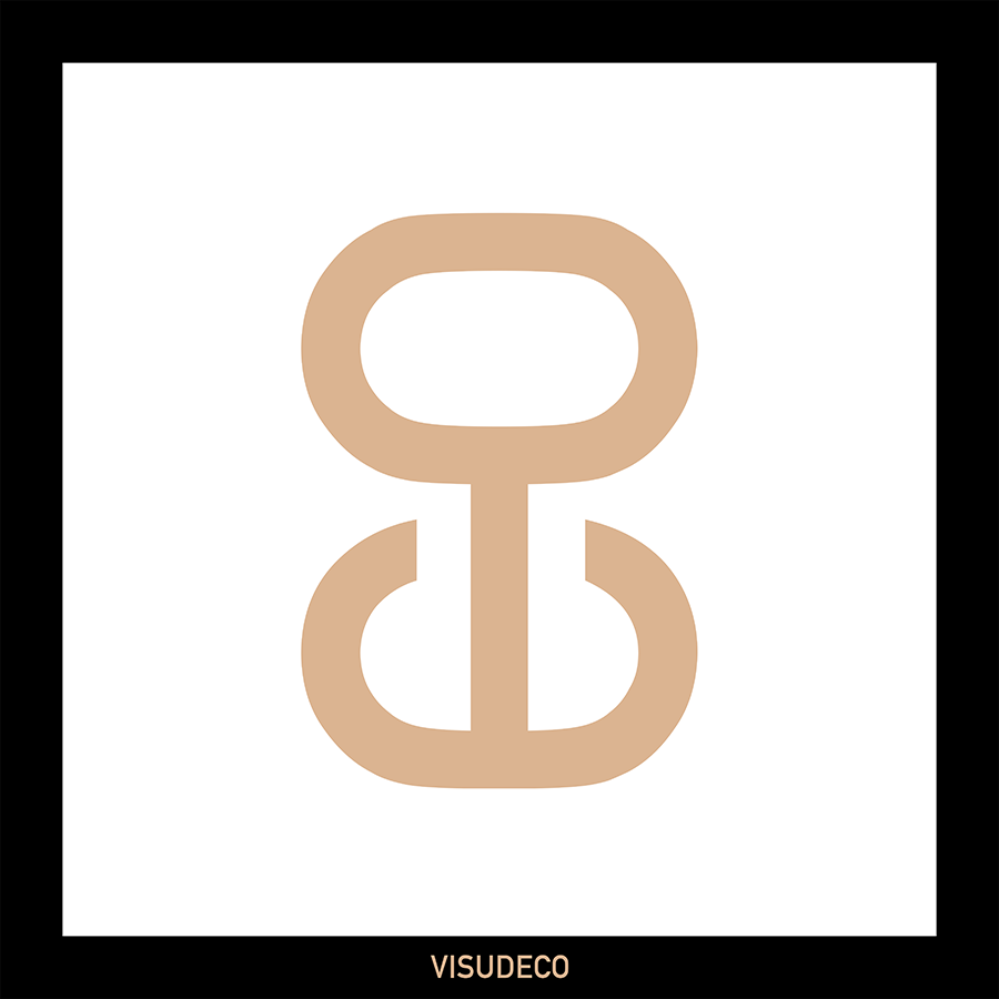 Visudeco logo square and framed