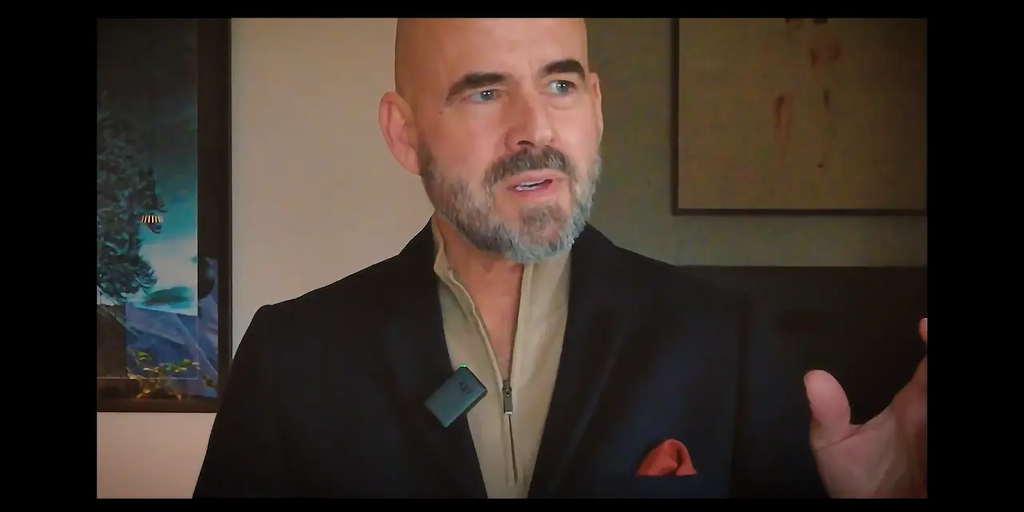 Video Screenshot of Mark Wessel.