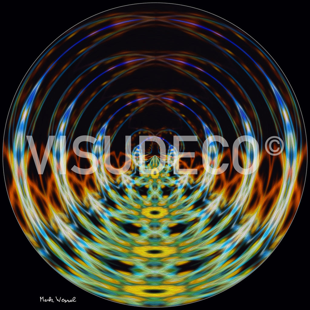 Art print titled - Crystal Ball - by Mark Wessel. Full image with VISUDECO® text.