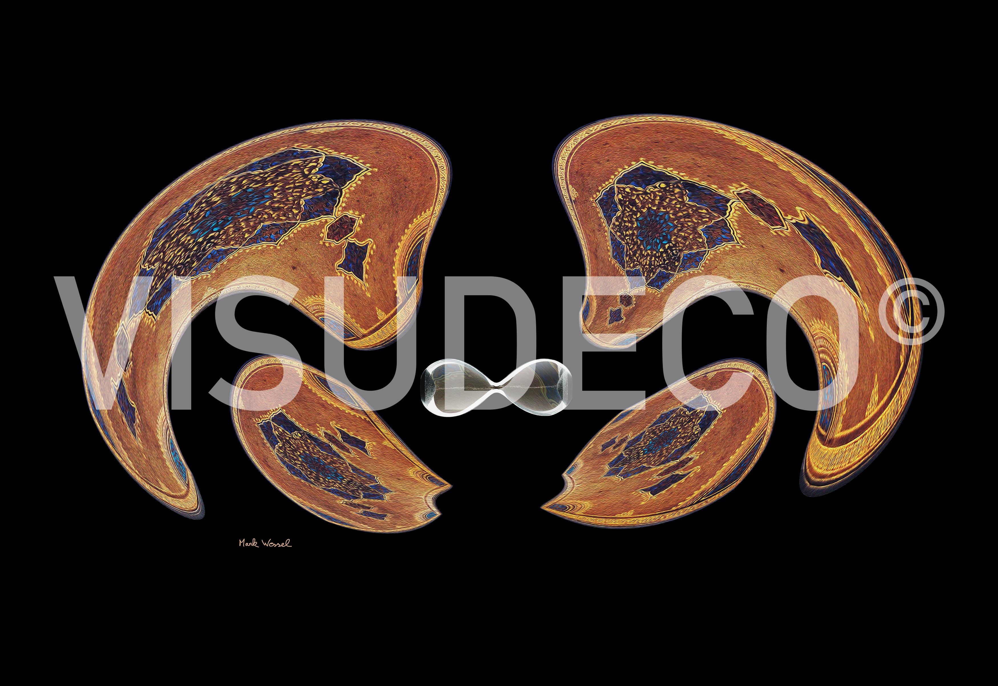 Now - Framed & Mounted Print - with VISUDECO® copyright text.