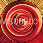 Passion - Framed & Mounted Print - with the VISUDECO® copyright text.