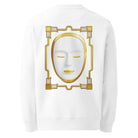 Sweet Dreams - Organic Cotton Sweatshirt in White, with print on the back and logo embroidered front
