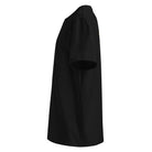 Organic Cotton T-Shirt in Black shown from the left side.