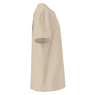 Organic Cotton T-Shirt in Desert Dust shown from the right side.