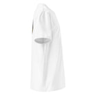 Organic Cotton T-Shirt in White shown from the right side.