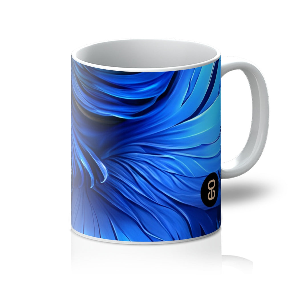 Deco 1 - Mug with logo at VISUDECO® Accessories. Showing left side with logo.