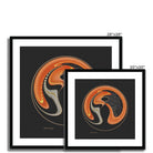 The Path - Framed & Mounted Print - showing available sizes.