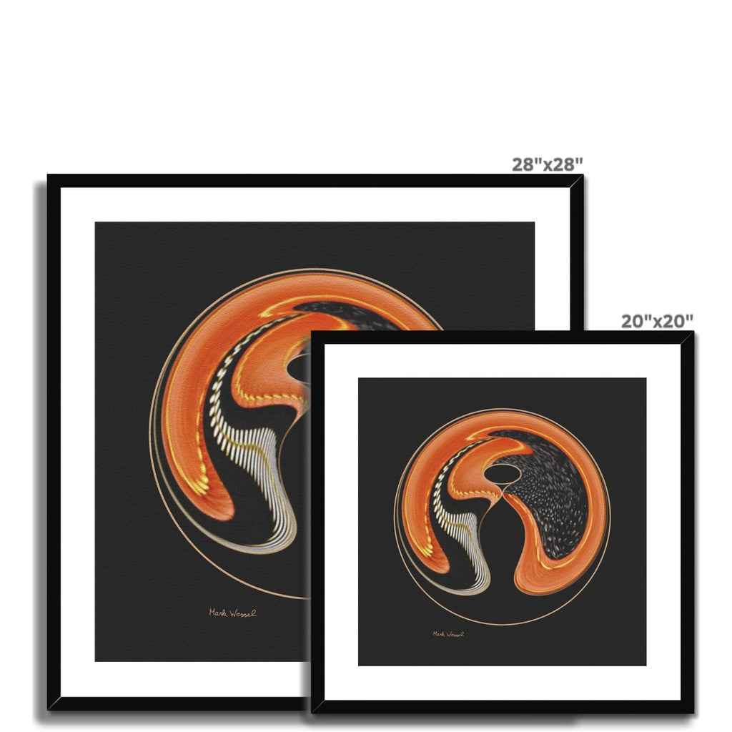 Abstract art print titled - The Path - by Mark Wessel at Visudeco. Showing available sizes.