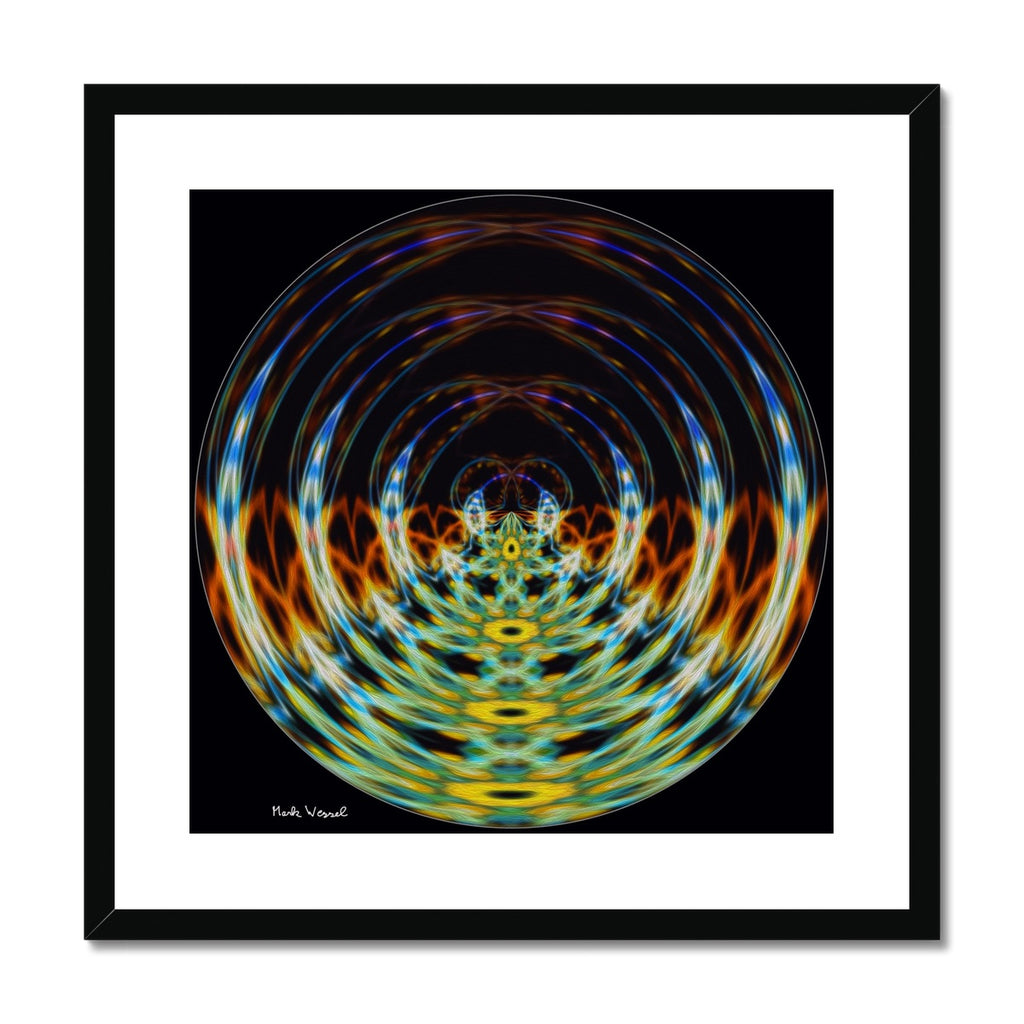 Framed and mounted art print titled - Crystal Ball - by Mark Wessel at VISUDECO®.