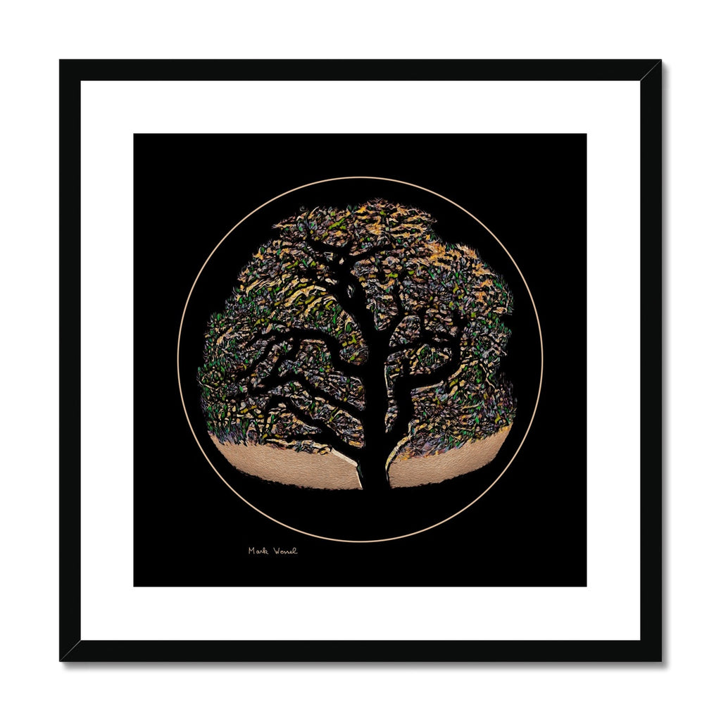 Art print titled - Tree of Life - by Mark Wessel at Visudeco. Framed and mounted print.