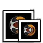 Traveler - Framed & Mounted Print - showing available sizes.