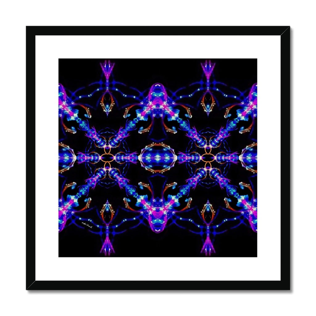 Abstract art print titled - Synergy - by Mark Wessel at Visudeco. Framed and mounted print.